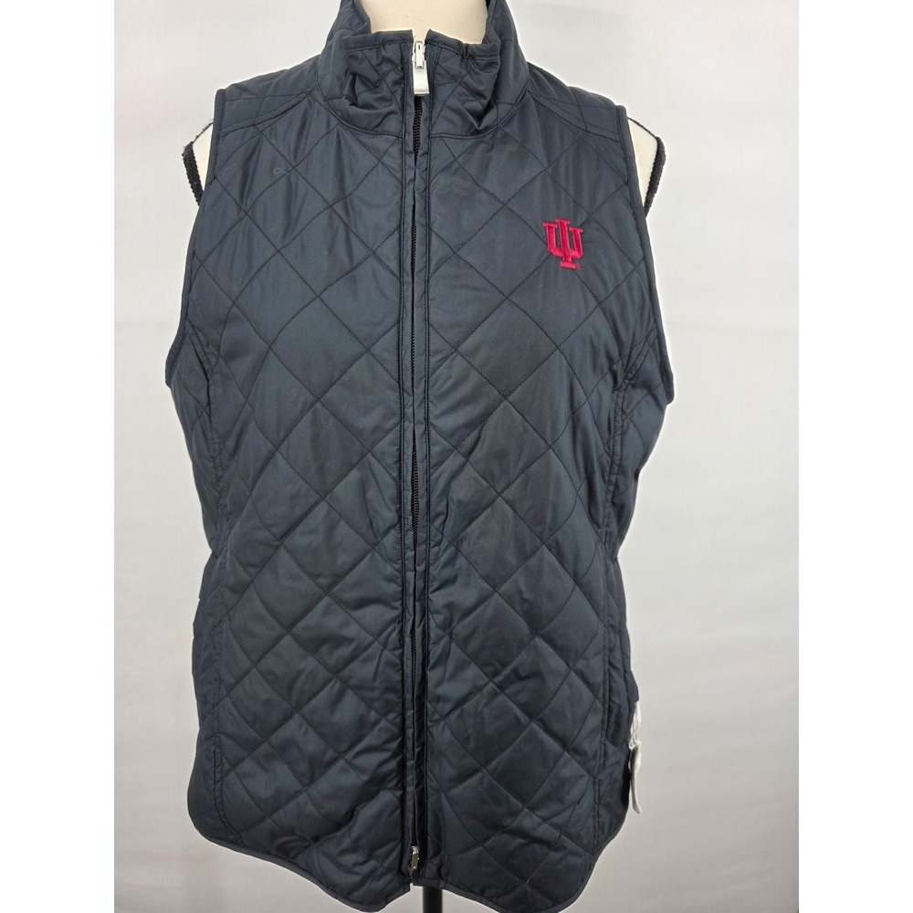 Peter Millar Indiana University IU Hoosiers Reversible Quilted Vest Navy Large